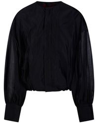 THE LATEST - Crewneck Blouse - Lyst