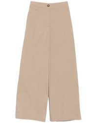 Emporio Armani - Cotton Trousers - Lyst