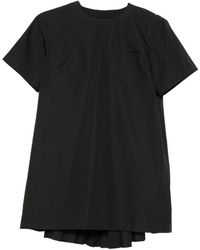 Sacai - Cotton Mini Dress - Lyst
