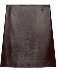 Courreges - Vinyl Skirt - Lyst