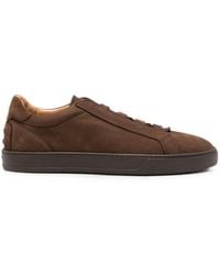 Tod's - Nabuk Leather Sneakers - Lyst