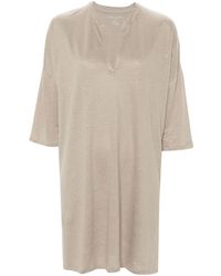 Majestic - Linen Blend Tunic Dress - Lyst