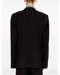 Maison Margiela - Wool Single-Breasted Blazer Jacket - Lyst