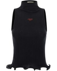 Fendi - Wool Turtle-Neck Top - Lyst