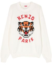KENZO - Lucky Tiger Cotton-blend Sweatshirt - Lyst