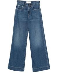Semicouture - Hayley Wide-Leg Denim Jeans - Lyst