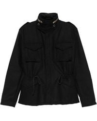 FRONT STREET 8 - Wool Blend Field Jacket - Lyst