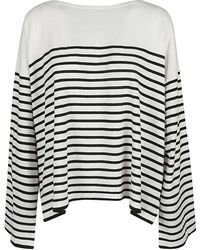 C.t. Plage - Striped Cotton Blend Pullover - Lyst