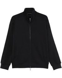Emporio Armani - Cotton Zipped Sweatshirt - Lyst