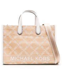 MICHAEL Michael Kors - Gigi Rafia Large Tote Bag - Lyst