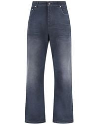 Balenciaga - Denim Cotton Jeans - Lyst