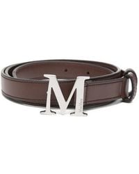 Max Mara - Leather Belt - Lyst