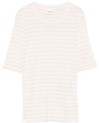Closed - Striped Cotton Blend Sweater - Lyst