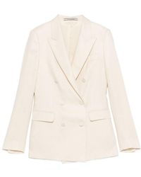 Tagliatore - Linen Double-Breasted Suit - Lyst