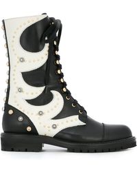 Fausto Puglisi Boots With Studs - Multicolor