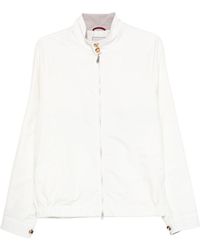 Brunello Cucinelli - Cotton Blend Blouson Jacket - Lyst