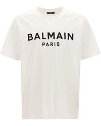 Balmain - Paris T-Shirt - Lyst
