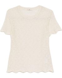 Ermanno Scervino - Embroidered T-Shirt - Lyst