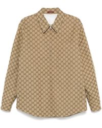 Gucci - Gg Shirt Jacket - Lyst