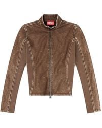 DIESEL - Biker Jacket - Lyst