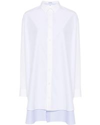 Loewe - Cotton And Silk Blend Shirt Dress - Lyst