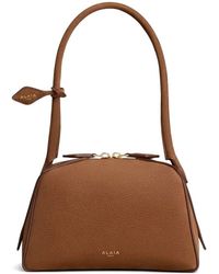 Alaïa - Le Bouledogue Small Leather Shoulder Bag - Lyst