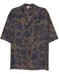 Loewe - Paula's Ibiza Printed Silk Shirt - Lyst