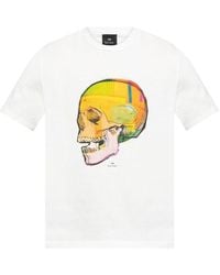 Paul Smith - T-Shirt Con Stampa - Lyst