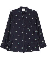 forte_forte - Embroidered Silk Shirt - Lyst