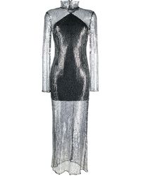 ‎Taller Marmo - Tina Sequin-embellished Maxi Dress - Lyst