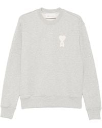 Ami Paris - Ami De Coeur Cotton Sweatshirt - Lyst