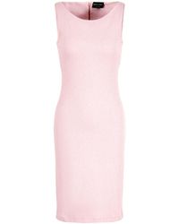 Emporio Armani - Sleeveless Pencil Dress - Lyst