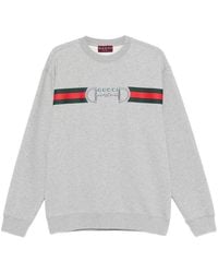 Gucci - Cotton Sweatshirt With Print On The Front - Lyst
