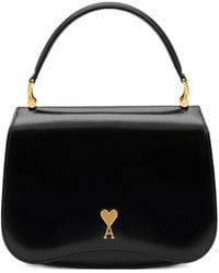 Ami Paris - Leather Top Handle Bag - Lyst