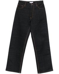 Alaïa - Denim Cotton Jeans - Lyst