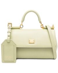 Dolce & Gabbana - My Sicily Mini Leather Handbag - Lyst