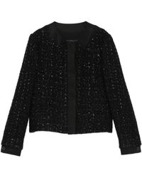 Emporio Armani - Wool Blend Blazer Jacket - Lyst