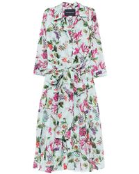 Samantha Sung - Audrey Cotton Midi Dress - Lyst