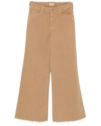 Mother - Wide-Leg Denim Jeans - Lyst