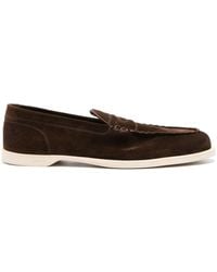 John Lobb - Pace suede loafers - Lyst