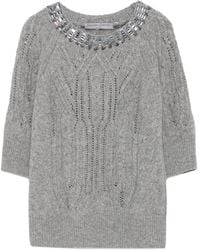 Ermanno Scervino - Cashmere Crewneck Sweater - Lyst