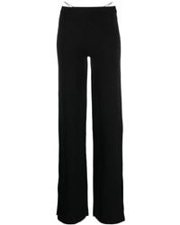 Gcds - Crystal-thong Flared Trousers - Lyst