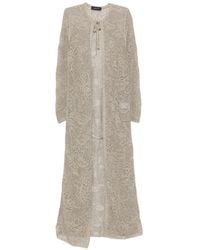 Fabiana Filippi - Tie-Detail Long Cardigan - Lyst