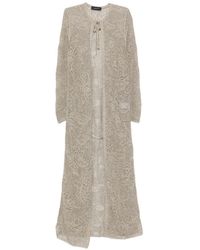 Fabiana Filippi - Tie-Detail Long Cardigan - Lyst