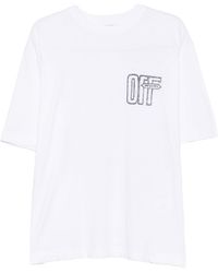 Off-White c/o Virgil Abloh - Motion Arrow Skate Cotton T-Shirt - Lyst