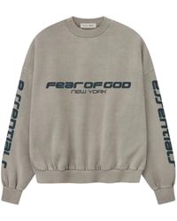 Essentials - Heavy Fleece Cropped Relaxed Sweatshirt - Lyst
