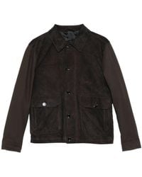 Brioni - Suede Leather Jacket - Lyst