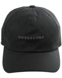 Rick Owens - Canvas Baseball Cap With Owenscorp Embroidery - Lyst