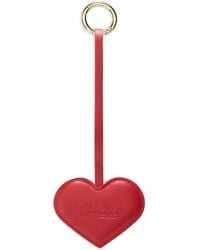 MC2 Saint Barth - Leather Heart Charm Bag - Lyst