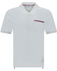 Thom Browne - Patch Pocket Polo Shirt - Lyst
